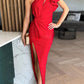 Cassy - Off-Shoulder Dress with Ruffle Edges