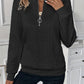 ELIZABETH | CHIC HALF ZIP SWEATER
