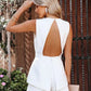 Debra - Elegant white romper