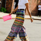 Ceretta - Checkerboard Print Trousers