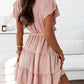 Aveline - A-line dress with short sleeves