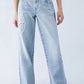 Light Indigo Bow Jeans