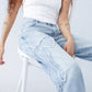 Light Indigo Bow Jeans