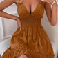 Adara - Backless Halter Neck Dress