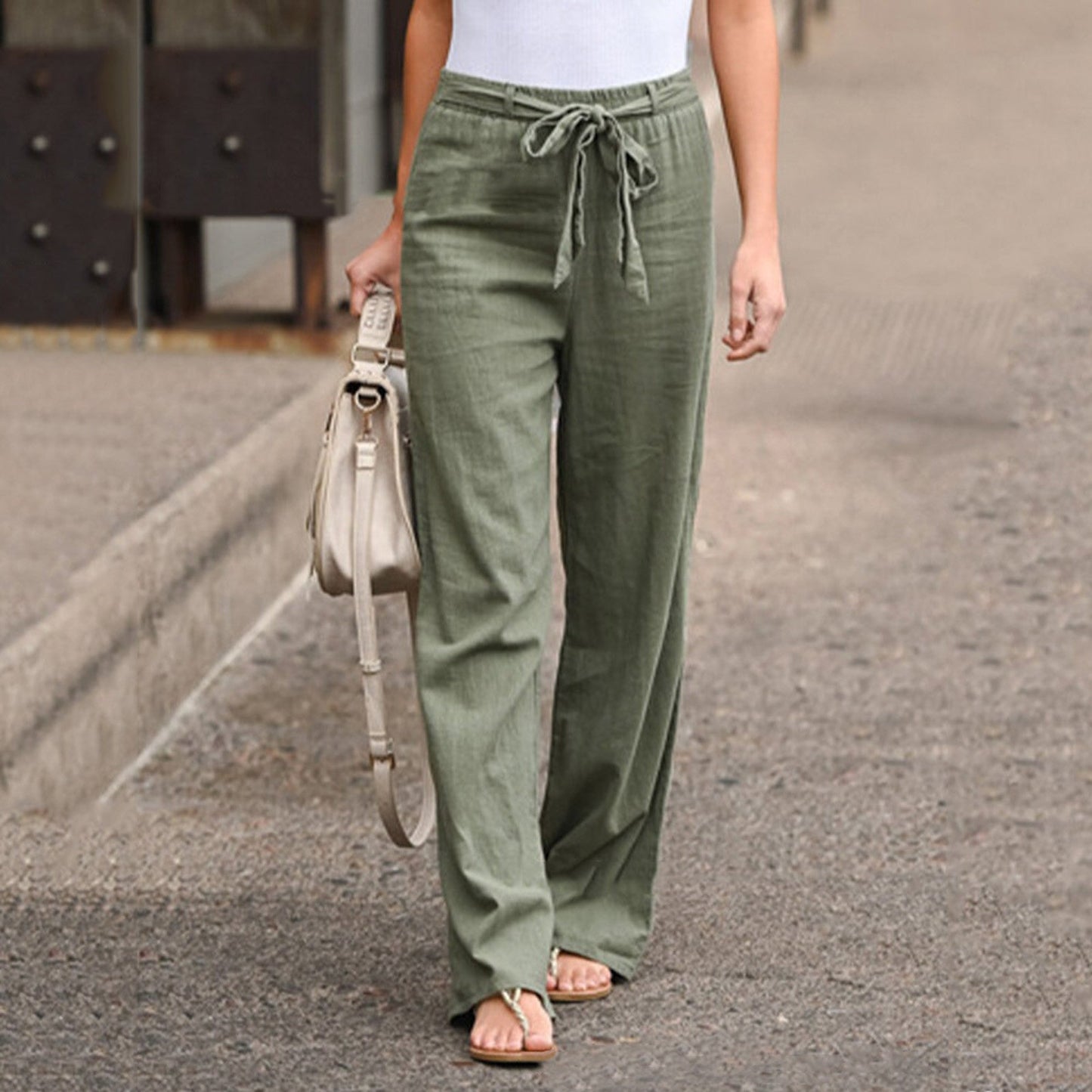 Florence - Women's linen trousers