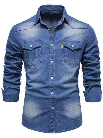 Denim Men's Shirt - Hugo
