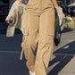 Celia - Plain cargo pants
