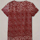 Casual Summer Top with V-Neck, Button Closure, and Short Sleeves