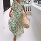 Althea - Green maxi dress