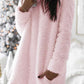 Gail - Solid Color Round Neck Warm Dress