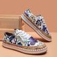 Daphne - Floral vulcanized shoes for women