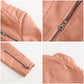 Caleth - Comfortable leather transition jacket for women