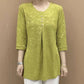 Riley - Fashionable, loose-fitting women's blouse with 3/4 sleeves