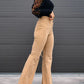 Trendy Corduroy Flare Pants for Women