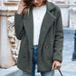 Mid-Length Coat with Double-Breasted Buttons Chic Warmth with a Timeless Silhouette