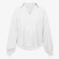 Mia | - Women's classic V-neck blouse