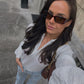 Mia | - Women's classic V-neck blouse