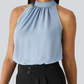 Gabriella | Women's halter - open back blouse