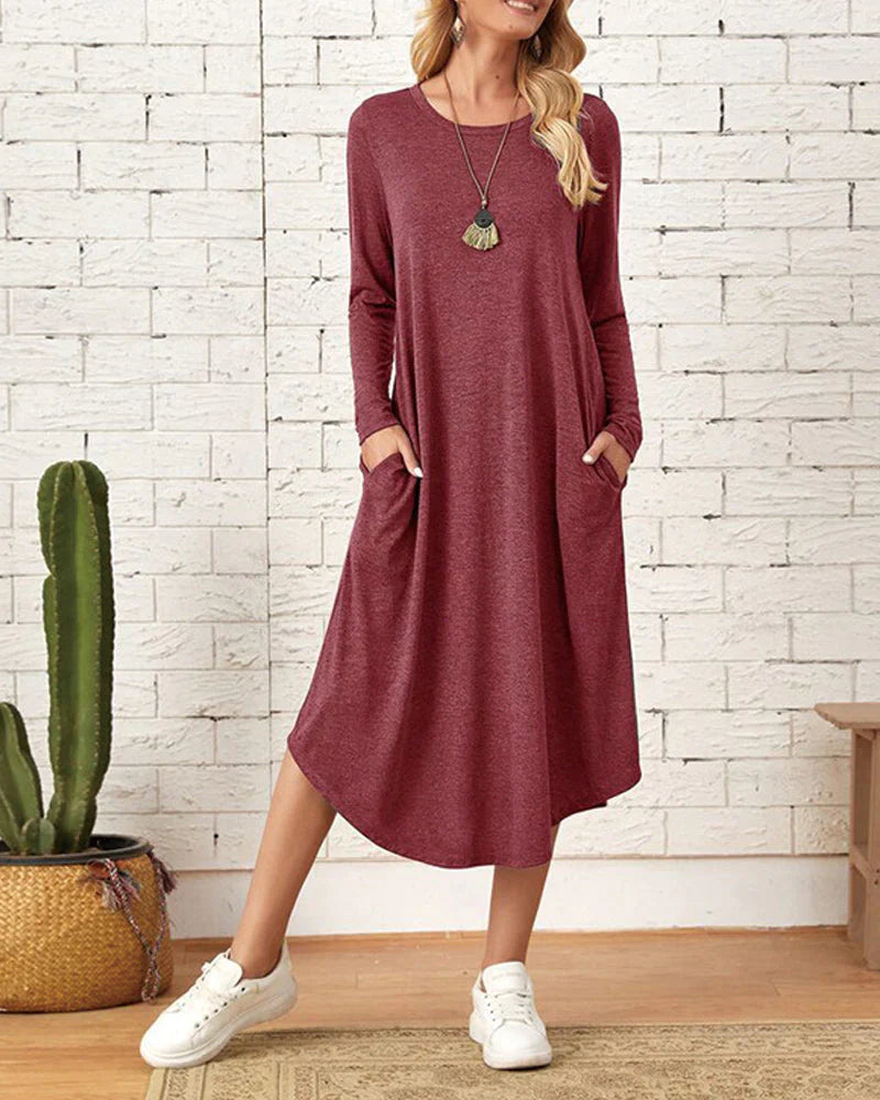 Zelda - Loose dress with long sleeves