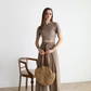 Isolde | Wide-Crop Linen Trousers