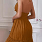 Adara - Backless Halter Neck Dress
