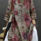 Floriana - Printed linen top