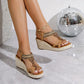 Loretta - Women's Stiletto Heel Sandals with Rhinestone Embellishment