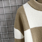 Oscar Color Patch Sweater - Fashionable Knitted Sweater