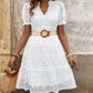 Serenity – Elegant Dress with Puff Sleeves