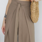Isolde | Wide-Crop Linen Trousers
