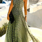 Cassey - Bohemian Print Patchwork Halter Pleated Dresses