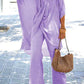 Rafaela - ASymmetrical V-neck Half sleeves Two-piece set