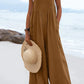 Cassandra - Casual Square Collar Jumpsuits
