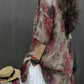 Floriana - Printed linen top