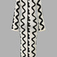 Emily - Knitted dress with wave pattern
