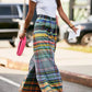Ceretta - Checkerboard Print Trousers