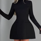 Eleanor - Elegant Mini Dress with Long Sleeves
