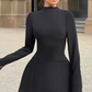 Eleanor - Elegant Mini Dress with Long Sleeves