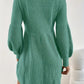 Ophelia - A-line knitted dress with long sleeves