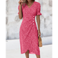 MIYAH | BUTTON WRAP DRESS