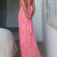 Rachel | Halter V-Neck Dress