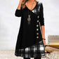 Lillie - Checked dress with long sleeves
