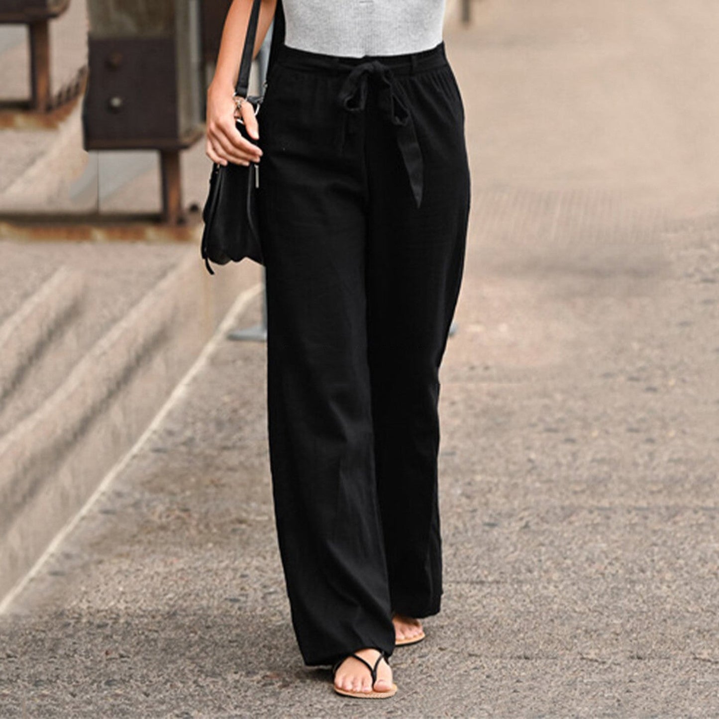 Florence - Women's linen trousers