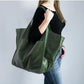 Oversized Vintage Leather Shoulder Bag for Women – Timeless Style Meets Everyday Functionality