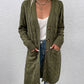 Anna - Long sleeve cardigan in a solid color