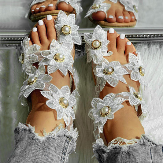 Naomi - Women's Floral Sandals