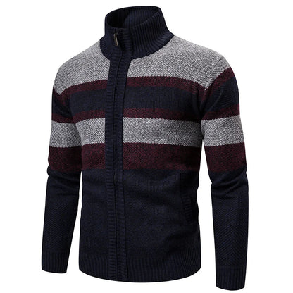 Niek Winter Vest - Striped &amp; Slimfit