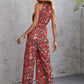 Hattie - Floral Halter Jumpsuit