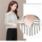 Stylish Women's Chiffon Blouse with Buttons & Turn-down Collar – Fenya