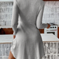 Anastasia - Elegant knitted bodycon dress with long sleeves